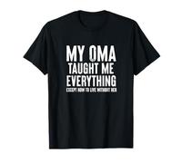 OMA Memorial para Nieto Nieta Que mi OMA me enseñó Camiseta