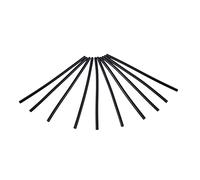 Omabeta 10 Piezas Negras Hot Hot Flejes Palitos de Pegamento Caliente Hothess Adhesivos Adhesivos Unión Rápida Alta Resistencia sin Veneno Estabilidad Térmica para Manualidades de (7 * 200 mm)