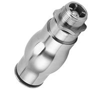 Omabeta 304 Boquilla de Espuma de Acero Inoxidable, Boquilla de Agua de Burbujas de Champán con un ángulo de Chorro de 90 Grados para el Patio de la Piscina (G1.5)