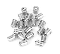 Omabeta 304 émbolo de Bola de Acero Inoxidable 20pcs Peads de Colunción de Bolas Cargadas de Resorte Palgas de Posicionamiento para Dispositivos Mecánicos Abrazaderas con 3 Tamaños (φ 4 * 5)
