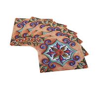 Omabeta 6 unids/Set 20 * 20 cm Multifuncional Autoadhesivo PVC Azulejos de Piso Pegatinas, patrón clásico Adhesivo Impermeable para baño Cocina baño Escalera de Pared