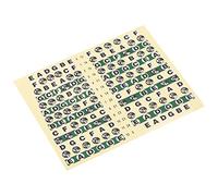 Omabeta Accesorios Musicales Pegatinas de Notas para Diapasón de Guitarra Resistentes Al Desgaste para Identificar Rápidamente Escalas para Principiantes, Adecuadas para Todas las Guitarras