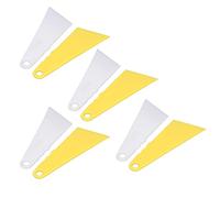 Omabeta Aplicador de Barras de Frotis de Pegamento, Herramienta Reutilizable Fina y Elástica para Manualidades, Esparcidor de Pegamento de Plástico Blanco Amarillo, 8 Uds.