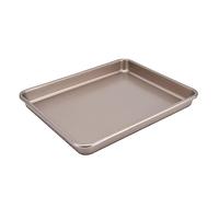 Omabeta Bandeja para Hornear Antiadherente, Utensilios para Hornear de Acero Al Carbono de Calidad Alimentaria de 0,8 Mm de Espesor para Cenas Familiares y Celebraciones Navideñas (#4)