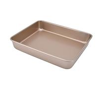 Omabeta Bandeja para Hornear Antiadherente, Utensilios para Hornear de Acero Al Carbono de Calidad Alimentaria de 0,8 Mm de Espesor para Cenas Familiares y Celebraciones Navideñas (#2)