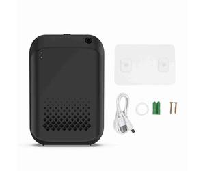 Omabeta Bluetooth Smart Scent Air Machine Tecnología de Bloqueo de Seguridad para el Hogar, Oficina, Hotel, Spa, 150 Ml, Montable en la Pared (Negra)
