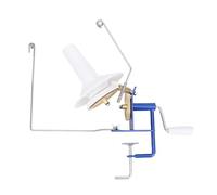 Omabeta Bobinador de Hilo de Gran Capacidad, Enrollador Manual de Bolas de Hilo de Metal Resistente para Manualidades Fáciles, Perfecto para Proyectos de Tejido y Crochet, Incluye 3 Accesorios