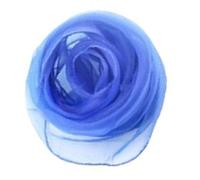 Omabeta Bufanda de Juego para Niños, Bufanda de Seda de Malabarismo Colorida Brillante para Danza, Música, Ritmo, Ayuda Educativa (Azul)