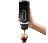 Omabeta Cafetera Portátil con 80 Ml Tanque de Agua para Acampar en Casa de la Oficina, Batería de 7500 MAh a la Máquina de café de Viaje Eléctrico