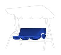 Omabeta Cojín de Columpio Columpio para Exteriores Silla de 3 Asientos Cojín Impermeable Reemplazo para Patio Jardín Cubierta de protección para Silla de Columpio(Azul)