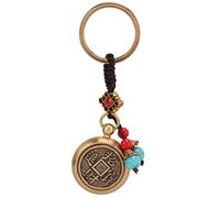 Omabeta Colgante de Llavero de Dragón Giratorio Vintage, Adornos de Cuentas de Metal Retro para Decoración de Bolsos, para Amigos y Amantes, Aleación de Zinc, 1 Unidad