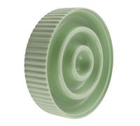 Omabeta Comedero Lento para Mascotas PP Rompecabezas para Perros Cuenco para Comida 17 Cm Diseño de Alimentación Lenta Base Antideslizante Ayuda a Reducir la Comer Rápidamente (Verde)