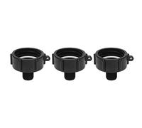Omabeta Conector de Tanque IBC, 3 uds., Rosca G3/4, Adaptador de Drenaje de Plástico ABS, Accesorio de Repuesto para Tanques IBC, Barriles Químicos (S60*6)