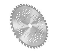 Omabeta Disco de Corte de Desbrozadora, 255x25. 4 Mm 40T Reemplazo de Hoja de Sierra de Cortacésped Resistente Al Calor Más Superficie de Corte Agregada para Césped para Jardinero para Jardín
