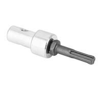 Omabeta Drill Bit Adaptador Eliminador de Perforación Eléctrica a Tierra Conector Redondo 2 Pit 2 Slot Professional Metal Arbor con Fuerte Resistencia Al Desgaste para los Entusiastas