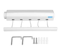 Omabeta Drying Rope Hanger Practical Compact Clothesline Telescopic Clothesline Retractable Bathrooms Outdoor Supplies(Five Ropes)