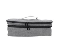 Omabeta Estuche de Almacenamiento para Secador de Pelo Innovadora Bolsa de Viaje Portátil de Doble Capa para Rizador Herramientas de Peinado para Viajes Excursiones de Negocios Material de Lona de