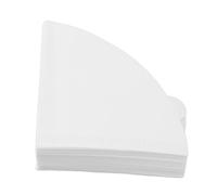 Omabeta Filtros de café Cono de Papel de Filtro de Pulpa de Madera de Textura Suave para de Goteo Mejora del Sabor para Restaurante de Oficina en Casa 100 Piezas (V02 Blanco 100uds)