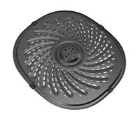 Omabeta Freidora Antiadherente de Acero Inoxidable con Cepillo de Aceite para una Cocción Saludable, Fácil de Limpiar, Adecuada para Barbacoa, Filetes, Verduras y Pescado en Tamaño de 9,1 X 9,8