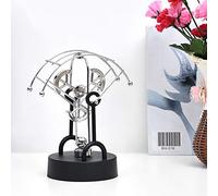 Omabeta Gadget Giratorio Juguete de Movimiento Perpetuo para Educación Decoración de Oficina en el Hogar Física Ciencia Arte para Niños Amigos Metal Plástico 7.7 * 2.5 * 3.9 Pulgadas