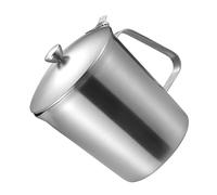 Omabeta Jarra para Espumar Leche de Acero Inoxidable, Taza Medidora Duradera para Latte Art Barista, 500ml