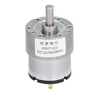 Omabeta JGB37-520 Potente Motor de Engranaje Helicoidal CC de 12 V para Abridores de Ventanas y Puertas, Diseño de Cobre Autoblocante, Unidad de Velocidad de 600 RPM