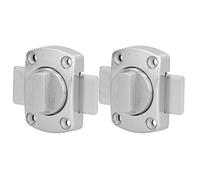 Omabeta Juego de Cerradura de Puerta de Aleación de Zinc, 2 Piezas, Cerradura de Seguridad de Alta Dureza para Puertas Correderas, Ventanas y Gabinetes, 60x52x38mm