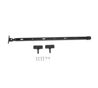 Omabeta Kit de Abridor de Ventilación de Techo de Invernadero Manual de Aluminio Resistente, Fácil Instalación para Ventanas de Invernadero, la Seguridad Es lo Primero (Negra)