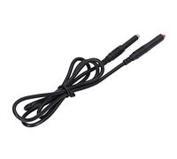 Omabeta Kit de Cables de Prueba con Conector Tipo Banana, Cables Multímetro Duraderos para Pruebas Eléctricas en Automóviles y Camiones, 4 Mm J.70027 (Negra)