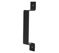 Omabeta Manija de Puerta de Granero de Acero Al Carbono, Tirador Negro en ángulo Recto para Puertas Corredizas de Granero, Cobertizo de Gabinete para el Hogar