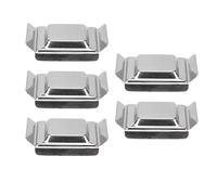 Omabeta Molde de Base de Casete de Inclusión de Muestras de Acero Inoxidable, 5 Piezas para una Gestión Eficiente de Tejidos en Laboratorio, 27x22mm