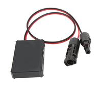 Omabeta Panel Solar, Estabilizador de Voltaje USB, Adaptador de Cargador de para Solar, Carga de Teléfono, Cable de Cobre 10AWG