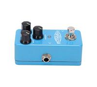 Omabeta Pedal de Efecto Chorus Phaser Elegante Diseño de Metal Azul Simulación Giroscópica para Guitarristas 3.7x2.01x2.09in