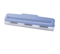 Omabeta Perforadora de Papel Portátil de 9 Agujeros, Eficiente Capacidad de 8 Hojas para Oficina, Escuela, Hogar, Herramienta de Perforación A5 A6 Ligera y Duradera (Gris azulado)