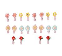 Omabeta Pinzas para el Pelo de Mascotas de 20 Piezas, Accesorios de Aseo con Forma de Flor de Resina para Mascotas Pequeñas y Medianas, para Vacaciones