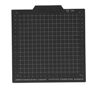 Omabeta Placa de Construcción para Impresora de Acero con Resorte Flexible Hoja Magnética de Impresión 3D de 2 Caras con Superficie Esmerilada Cepillada para PLA ABS Sin Deformación (180 * 180mm)