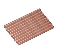 Omabeta Práctico Bolígrafo de Cera para Sobres, Manuscritos, Bolígrafos Sellados en Caliente para Vacaciones, Bronce Rojo, 10 Unidades por Paquete (Color Cobre)