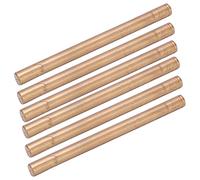 Omabeta Práctico Bolígrafo de Cera para Sobres, Manuscritos, Bolígrafos Sellados en Caliente para Vacaciones, Bronce Rojo, 10 Unidades por Paquete (oro bronce)