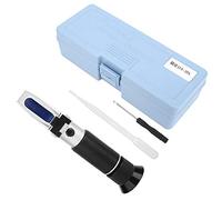 Omabeta Refractómetro Veterinario para Refractómetro de Calostro Brix 21 * 9 * 5 Refractómetro Medidor de Prueba de Azúcar 0 20% con índice Preciso para Compensación Automática de Temperatura