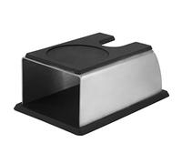 Omabeta Soporte de Base de Manipulación de café Duradero de Acero Inoxidable Negro para el Hogar, Cafetería y Restaurante 3,62 * 2,48 * 5,59 Pulgadas