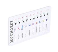 Omabeta Tableros de Notas con Tabla de Tareas, Borrado en Seco Desmontables de Fácil Mantenimiento para Niños en Casa, PVC, 20x12cm (MIS TAREAS)