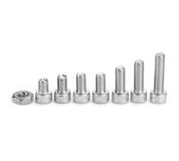 Omabeta Tornillos de Cabeza Hueca Hexagonal, 10-32, 140 Piezas, Surtido