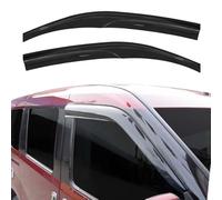 OMAC 2X Deflectores de viento y protectores de lluvia compatibles con Peugeot Rifter 2019-2025 Acrílico Oscuro