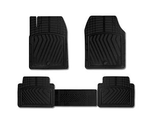 OMAC 3D Alfombrillas De Coche Compatible con Volvo XC40 Negro Goma TPE