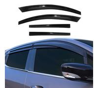 OMAC 4X Deflectores Aire Regenabweiser Compatible con Hyundai i20 2020-2025 Acrílico Dunkel