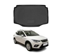 OMAC Alfombrilla Maletero Bandeja Carga Compatible con Seat Arona 2017-2021 Goma TPE Negro