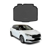 OMAC Alfombrilla Maletero Bandeja Maletero Compatible con Skoda Fabia 2021-2026 Inferior Goma TPE Negro