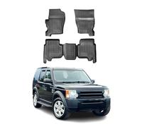 OMAC Alfombrillas De Coche, Alfombras Coche Goma TPE, Compatible con Land Rover Discovery L319 2004-2009 Negro 4X