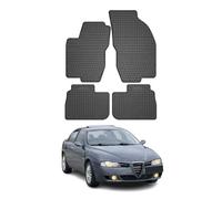 OMAC Alfombrillas De Coche Compatible con Alfa Romeo 156 156 Familiar 1997-2006 Goma 4X