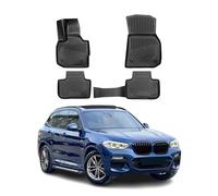 OMAC Alfombrillas De Coche Compatible con BMW X3 G01 2017-2024 Negro Goma TPE 4Pza